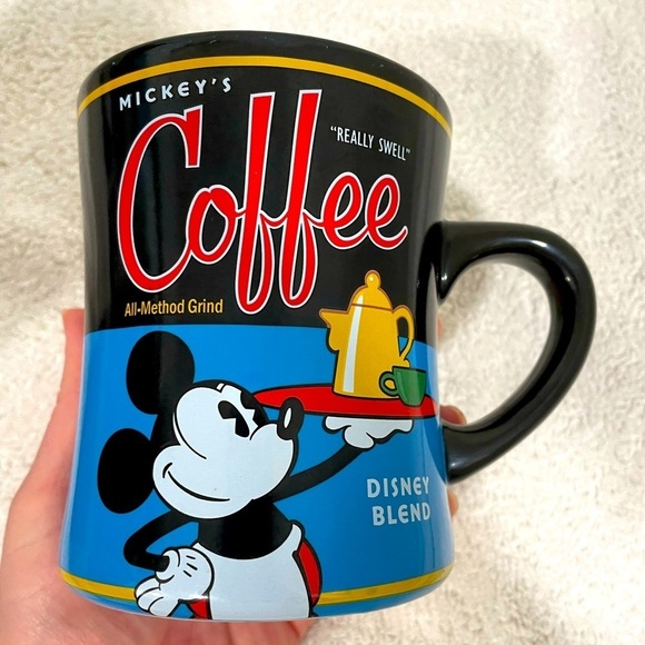 DISNEY PARKS 2015 MICKEY'S REALLY SWELL DINER COFFEE MUG MOUSE CUP AUTHENTIC USA - Picture 1 of 4
